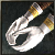 Licht Feder Handschuh