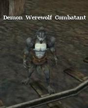 Demon Werewolf Combatant